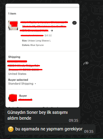 Kursiyer mesajı